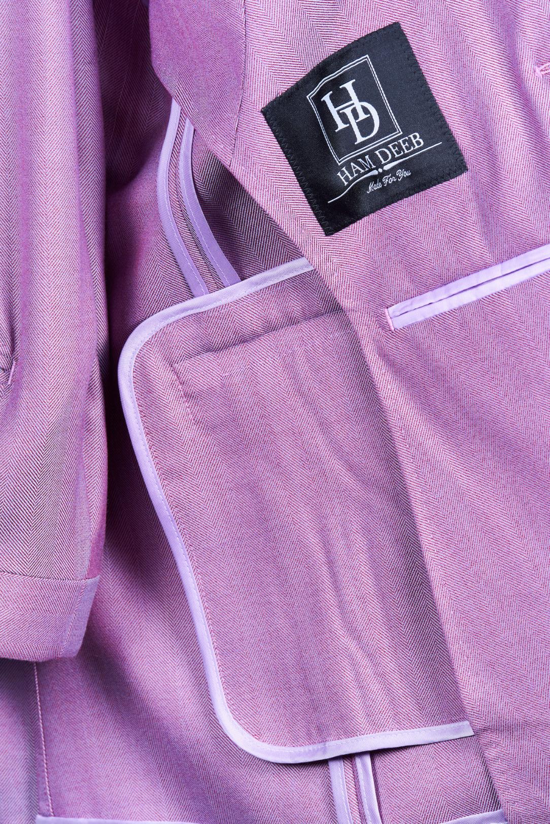 Lavender Single Breasted Silk/Wool Suit