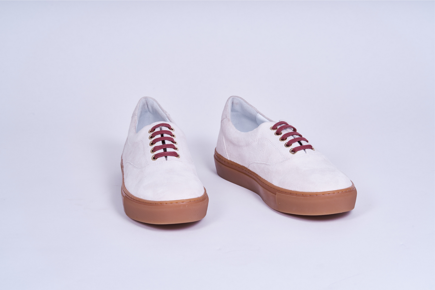 Cream Suede Sneaker