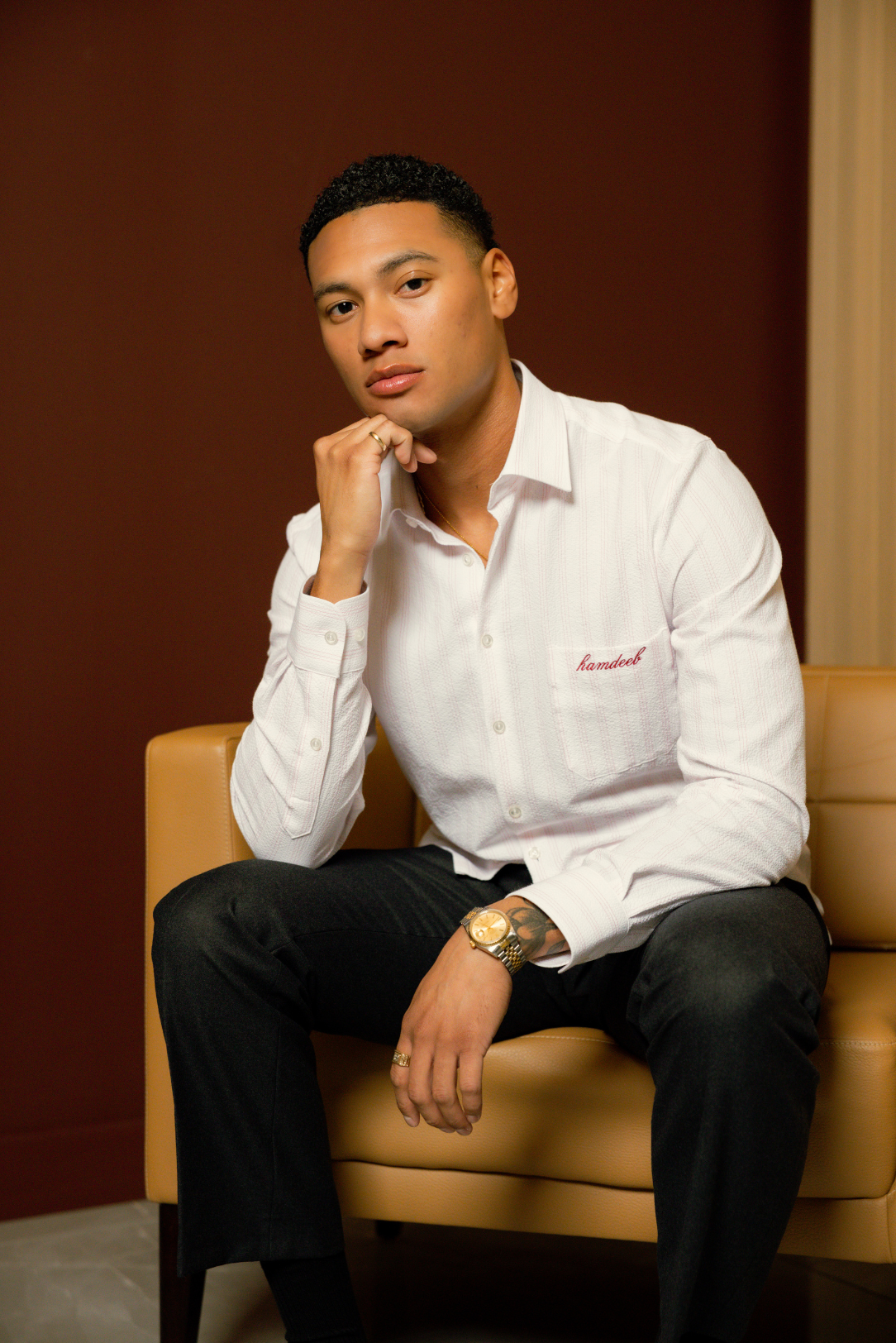 Seersucker Striped Shirt