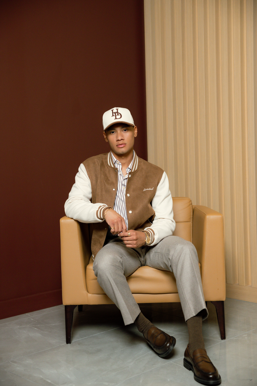 Limited Edition Suede Varsity Jacket