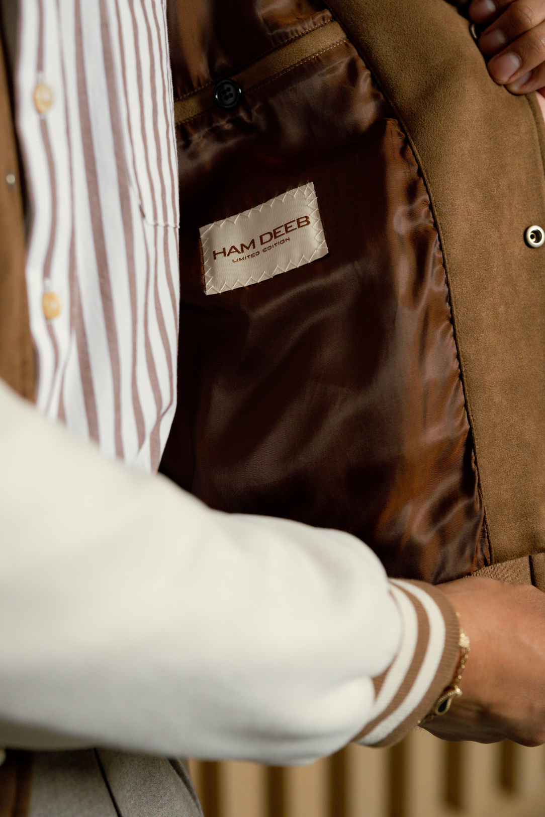 Limited Edition Suede Varsity Jacket