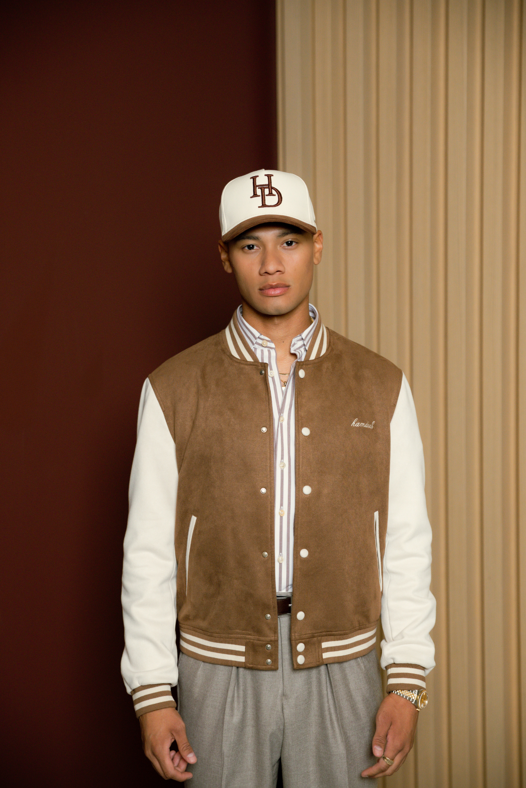 Limited Edition Suede Varsity Jacket