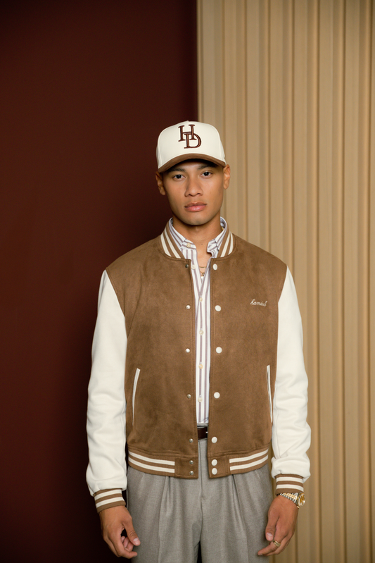 Limited Edition Suede Varsity Jacket