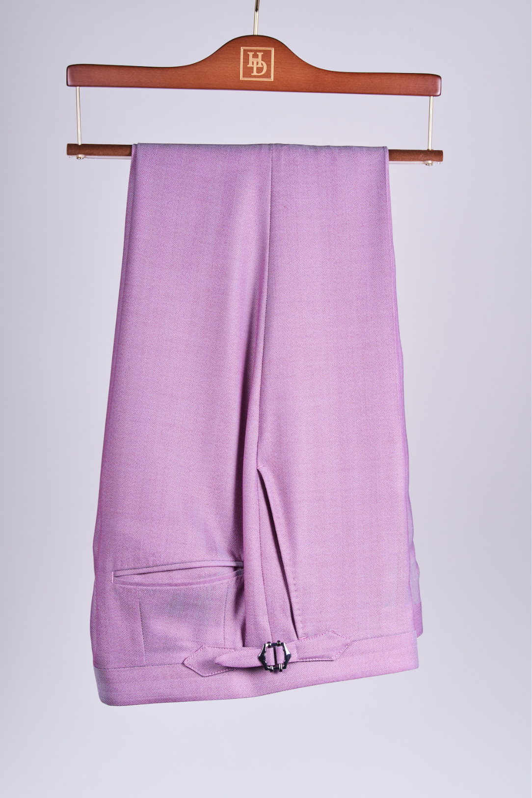 Lavender Silk/Wool Trousers