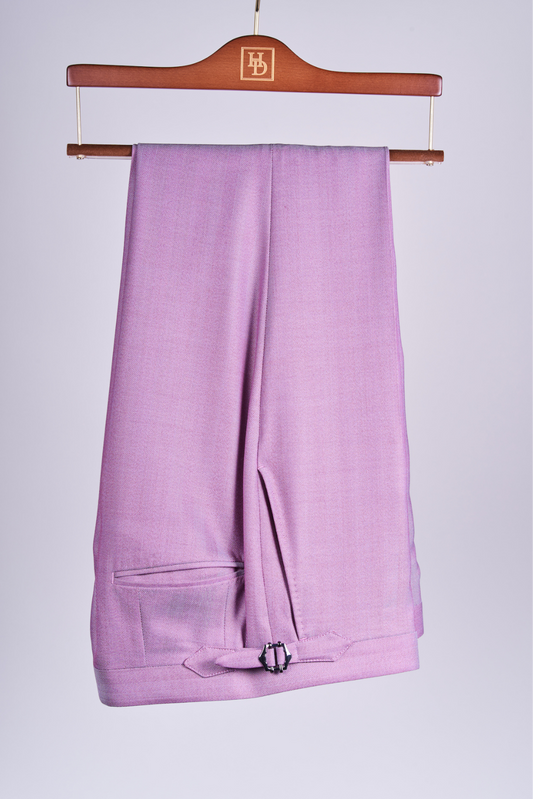 Lavender Silk/Wool Trousers