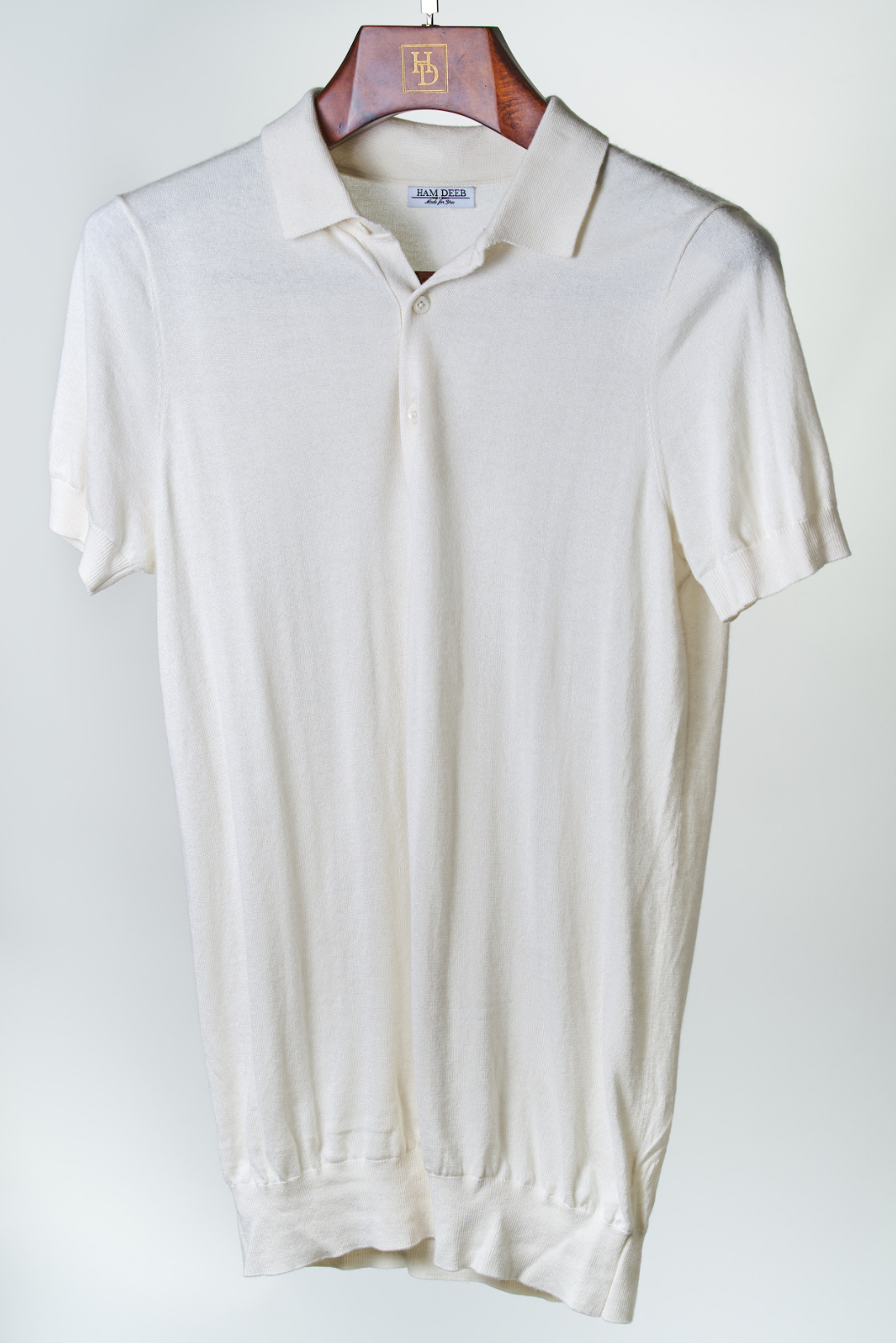 Cream Silk/Cashmere Polo